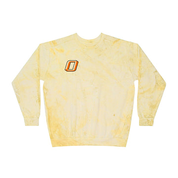 Osseo Orioles Color Blast Crewneck Sweatshirt for a Vibrant Vibe, Unisex Tie-Dye Fashion