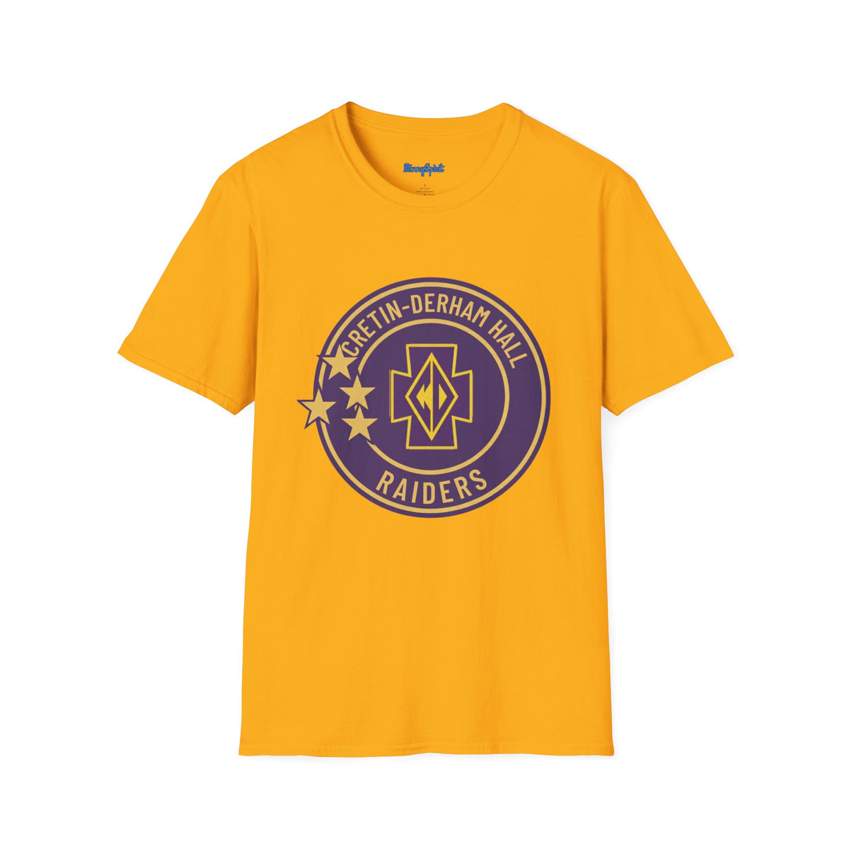 Cretin Derham-Hall Raiders Purple & Gold School Spirit T-Shirt