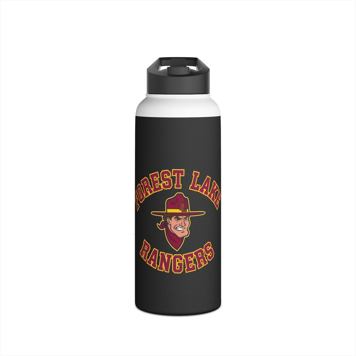 Forest Lake Rangers Stainless Steel Water Bottle, Motivational Hydration Bottle, Sports Water Bottle, Eco-Friendly Gift, Personalized Travel Mug