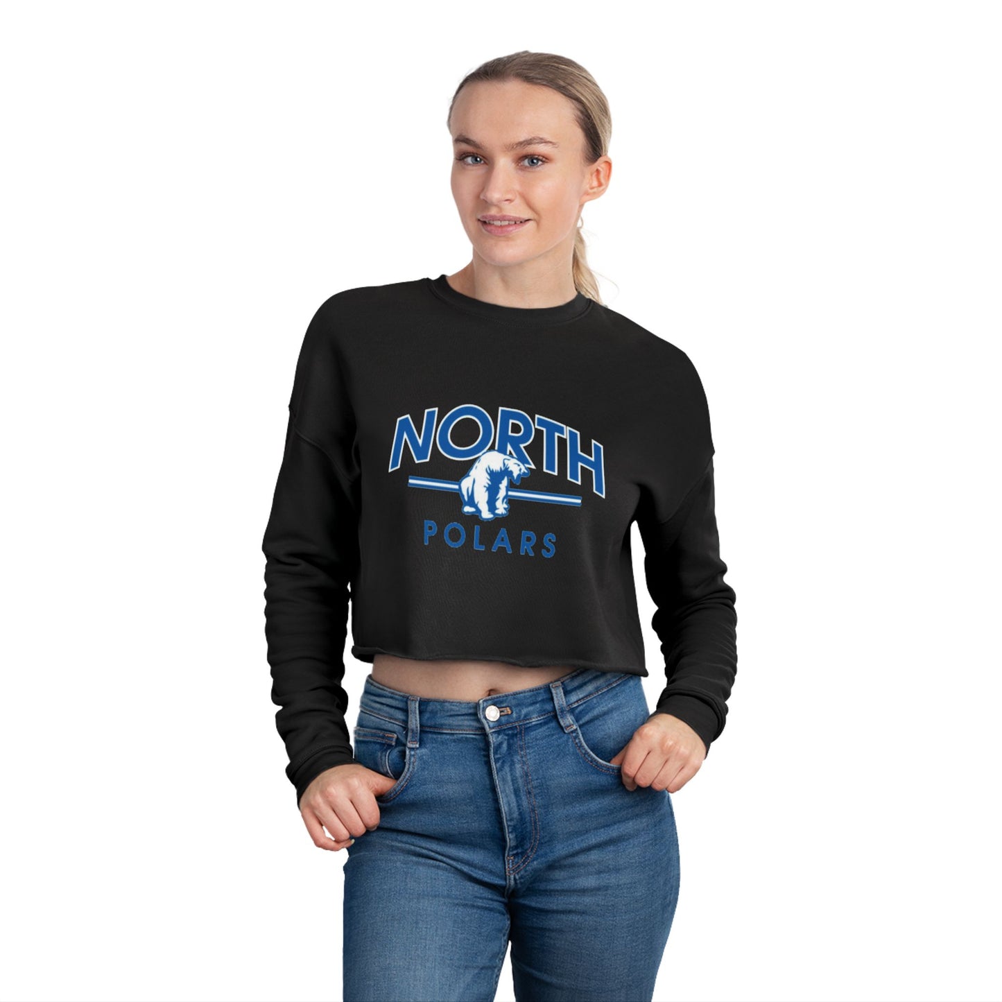 Minneapolis North Polars Women's Cropped Sweatshirt - Trendy & Stylish