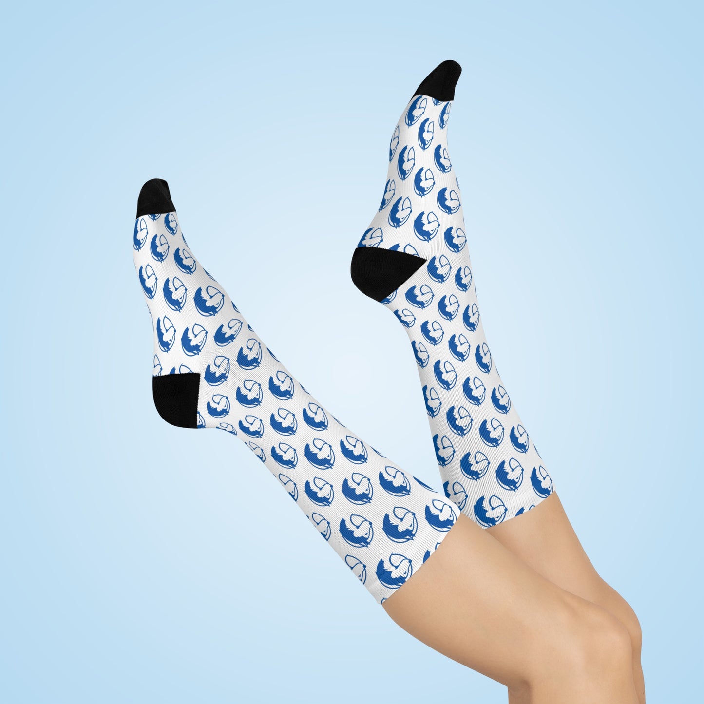 Saint Anthony Huskies Trendy Cushioned Crew Socks - Perfect Gift for Sports Lovers