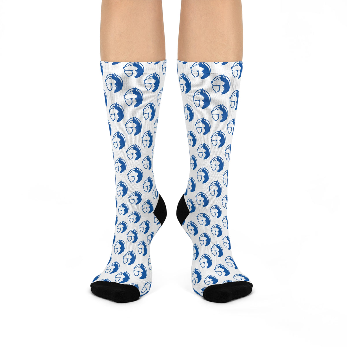 Saint Anthony Huskies Trendy Cushioned Crew Socks - Perfect Gift for Sports Lovers