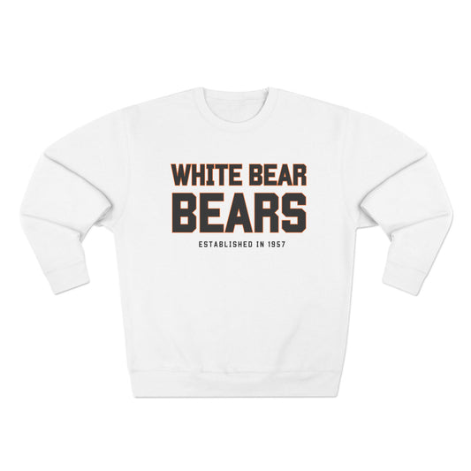 White Bear Bears Crewneck Sweatshirt — School Spirit Pullover (Established 1957)