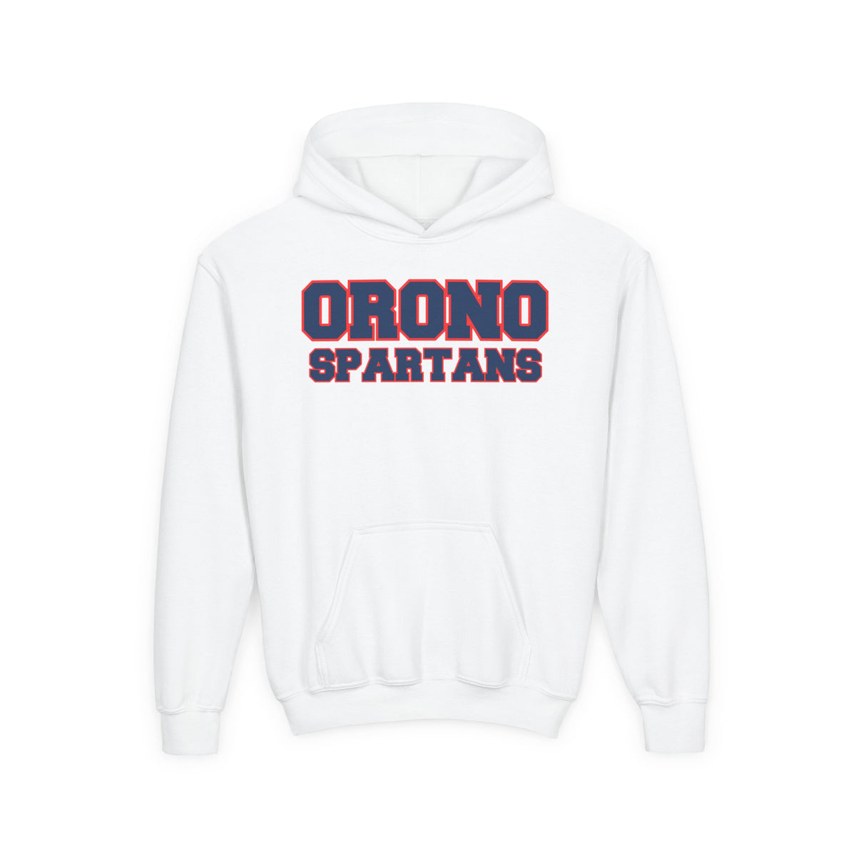 Orono Spartans Youth Hoodie with Spartan Helmet Logo