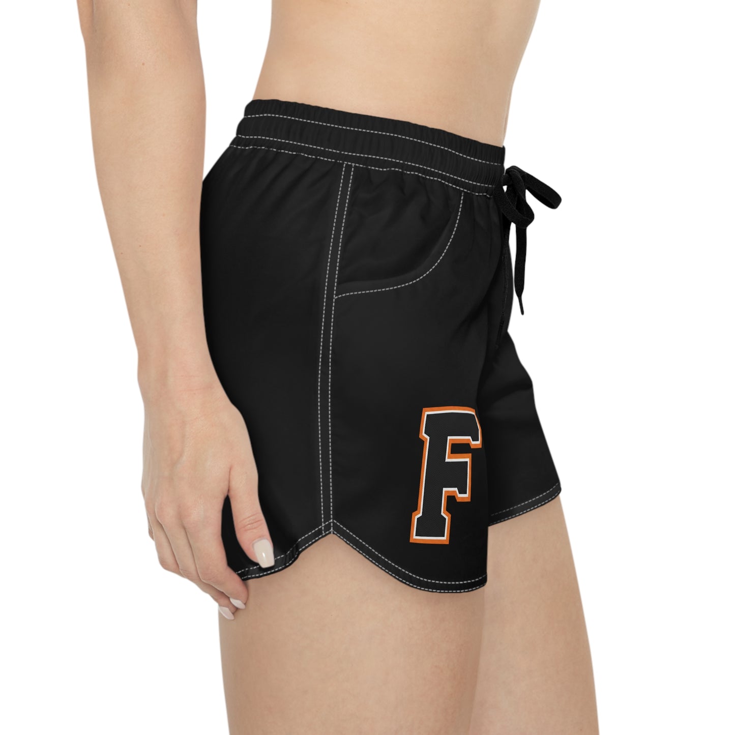 Farmington Tigers Black Women's Casual Shorts