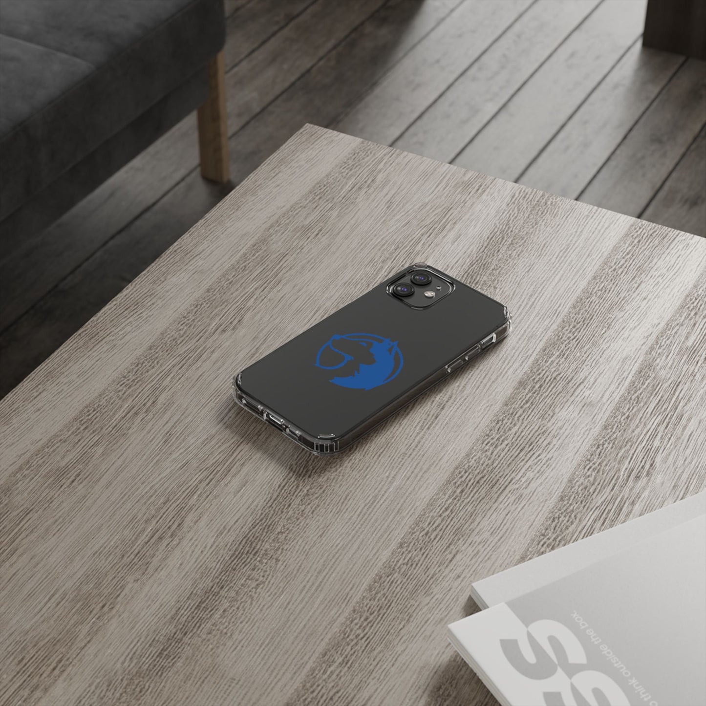 Saint Anthony Huskies Clear Phone Case
