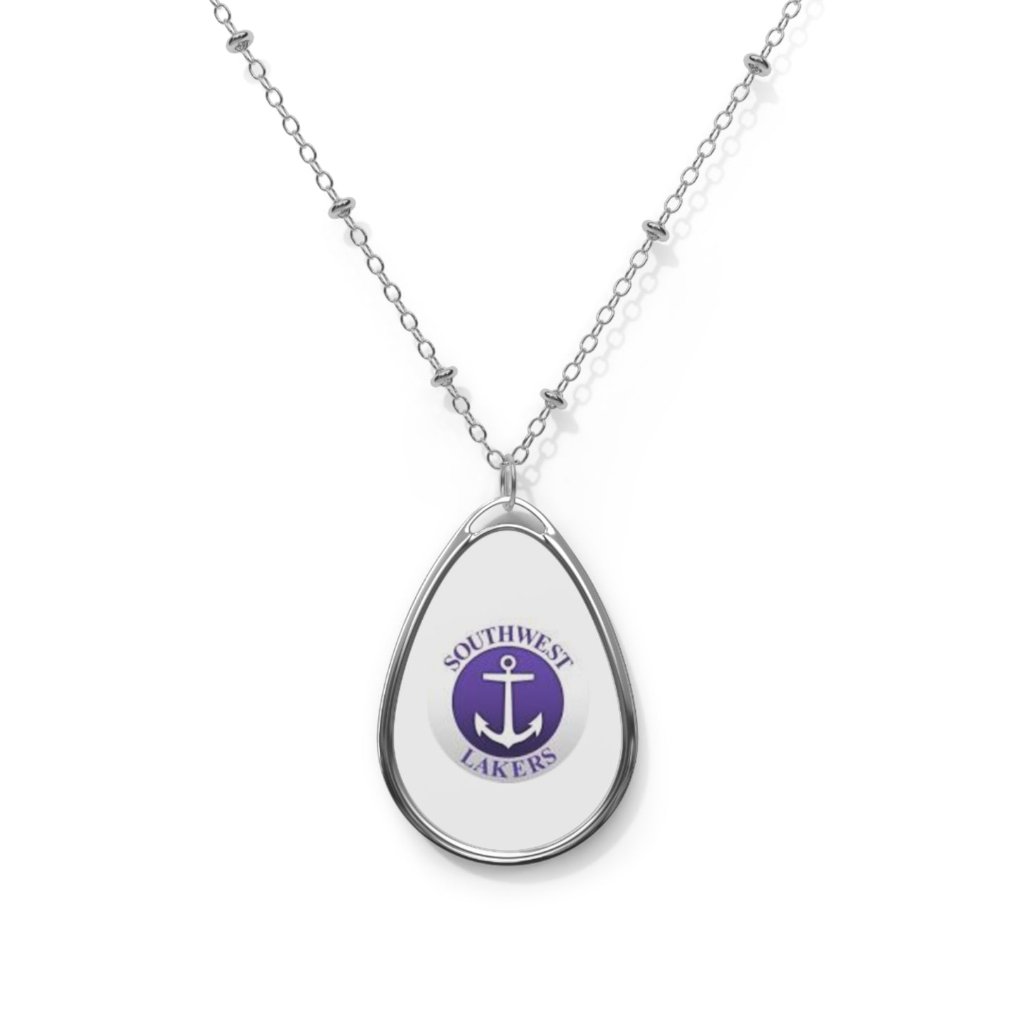 Minneapolis Southwest Lakers Oval Necklace