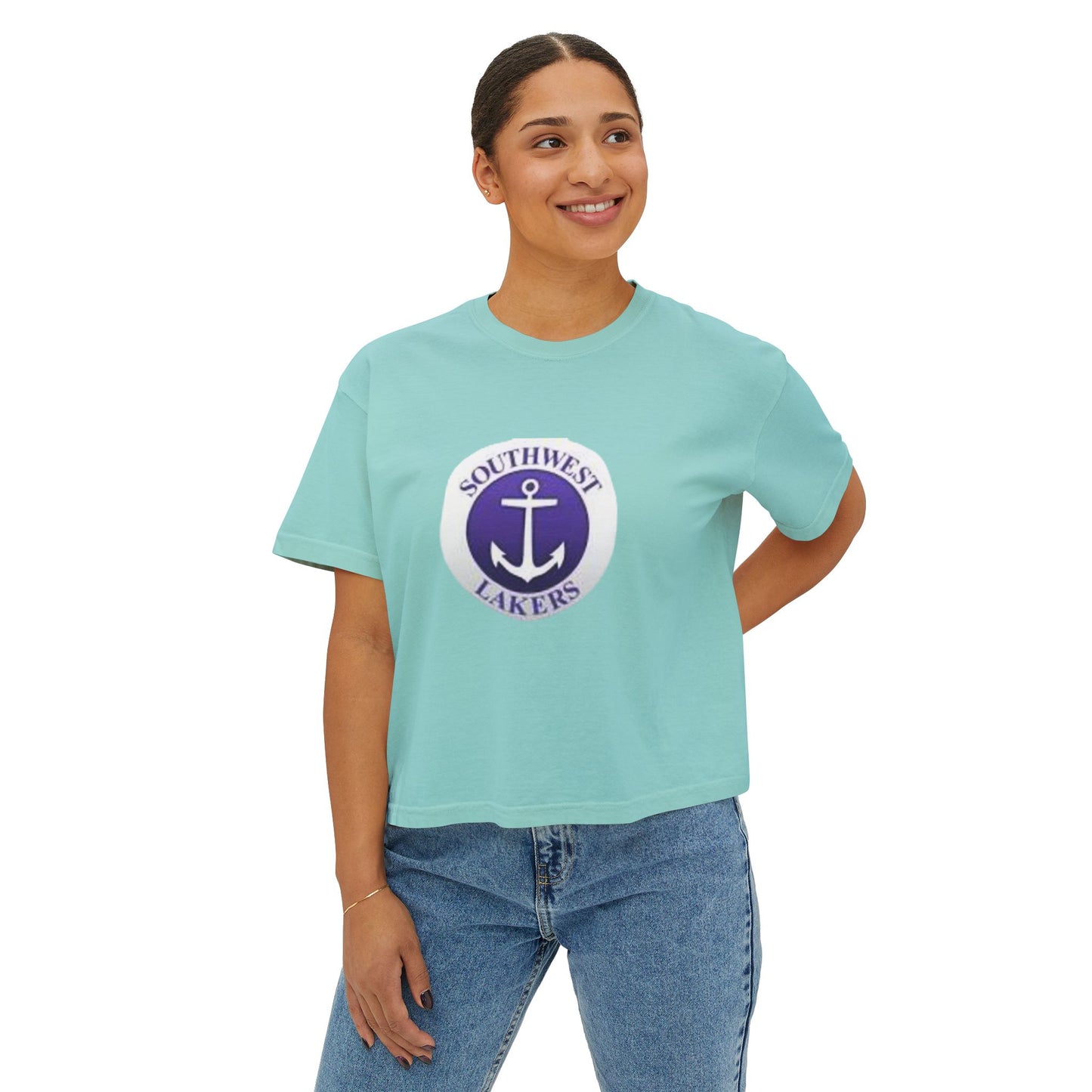 Minneapolis Southwest Lakers Women's Boxy Tee - Casual Summer Vibe