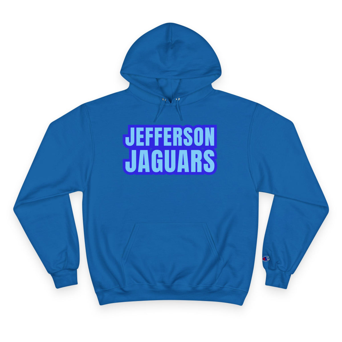 Bloomington Jefferson Jaguars Champion Hoodie — Retro Collegiate Pullover