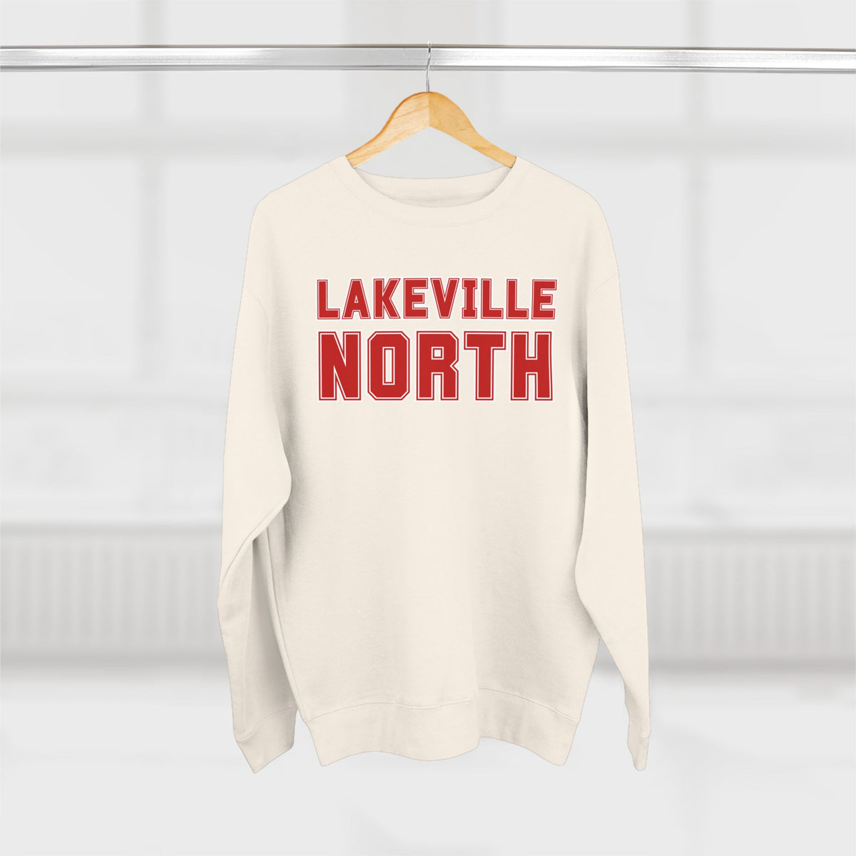 Lakeville North Crewneck Sweatshirt — Vintage Campus Pullover with Panther Logo