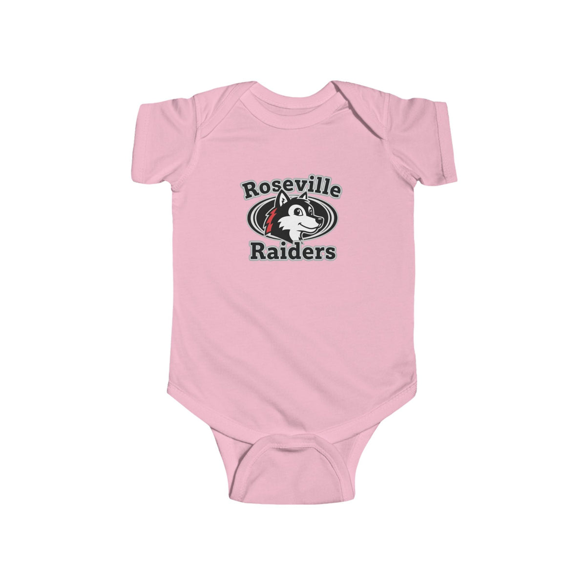 Roseville Raiders Infant Bodysuit - Cute Baby Sports Apparel