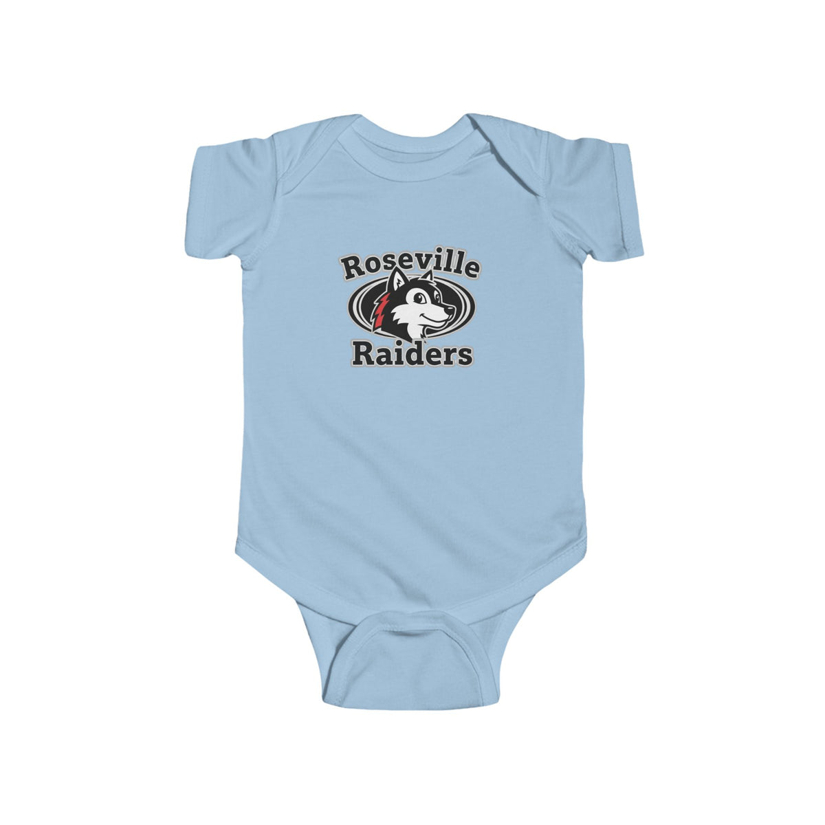 Roseville Raiders Infant Bodysuit - Cute Baby Sports Apparel