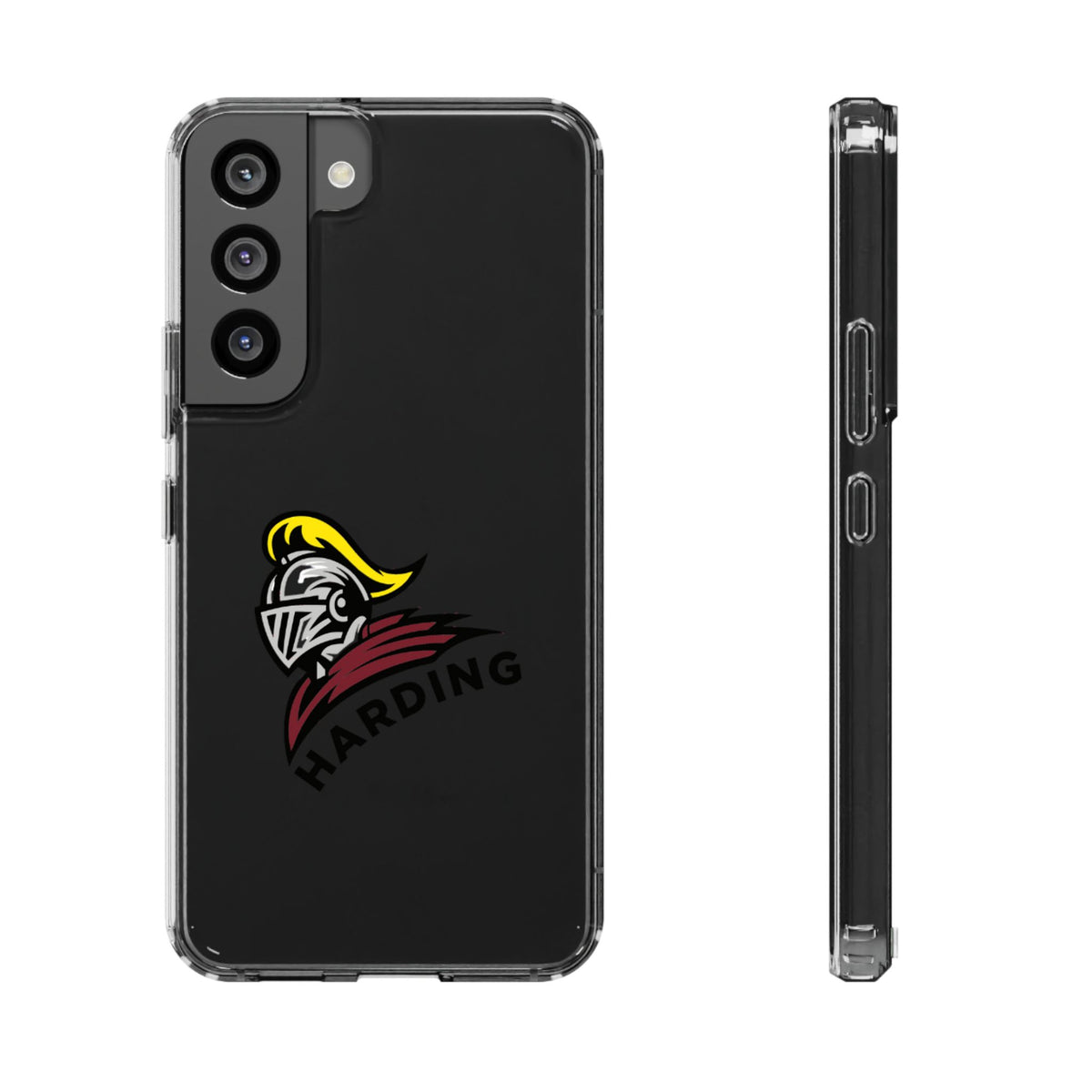 Clear Phone Case with Harding Logo