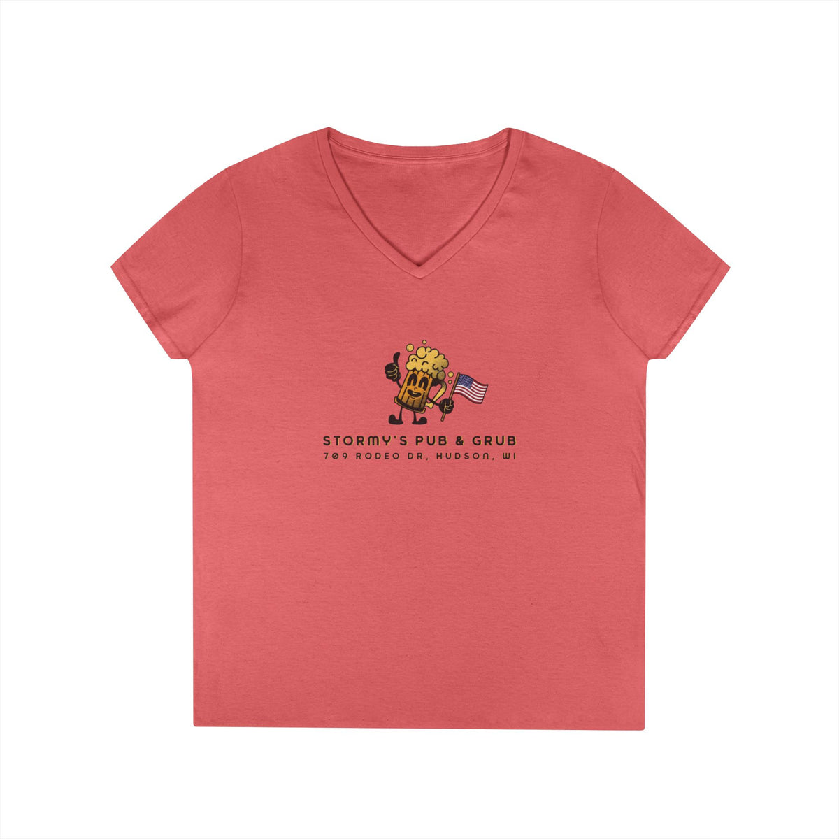 Women's V-Neck T-Shirt — "I Only Drink Beer 3 Days a Week: Yesterday, Today & Tomorrow"