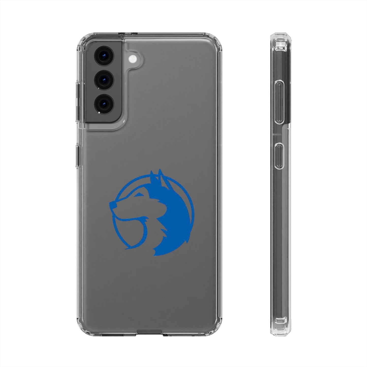 Saint Anthony Huskies Clear Phone Case