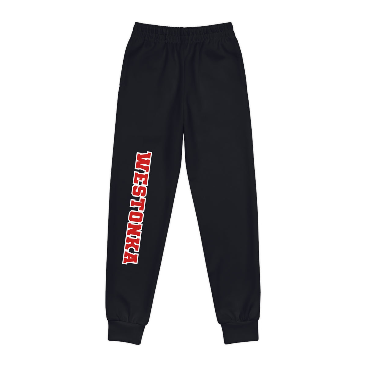 Youth Joggers — Mound Westonka White Hawks Team Logo Athletic Pants