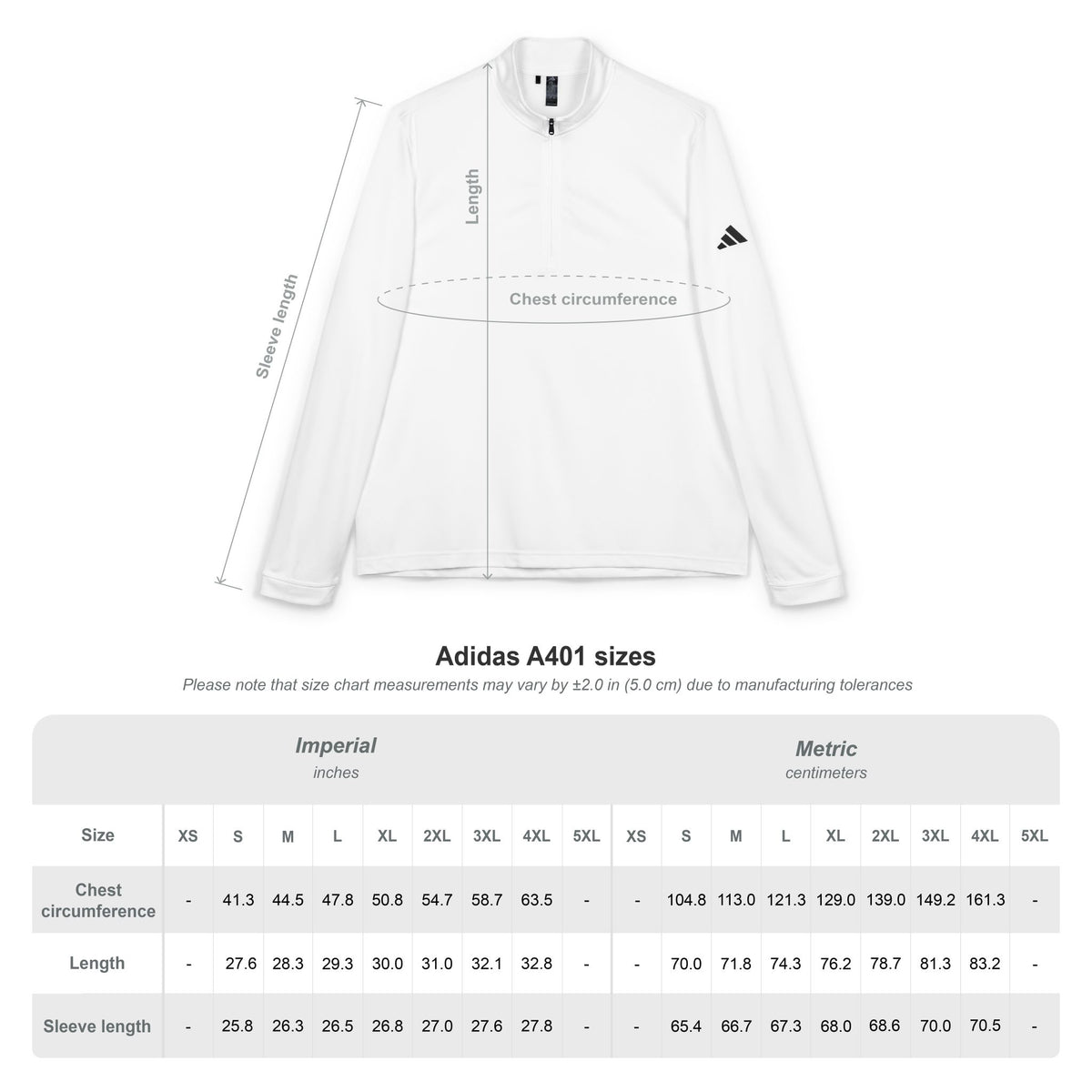 Farmington Tigers Quarter-Zip Pullover — adidas® Performance Golf Top