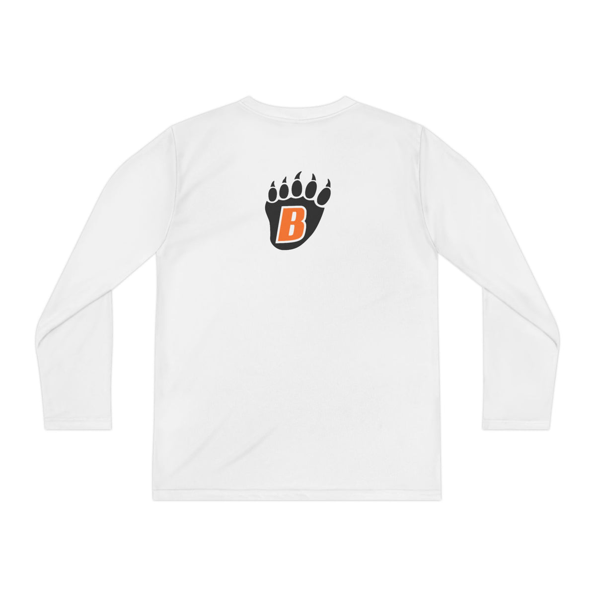 White Bear Bears Youth Long Sleeve Tee — School Sports Team Shirt