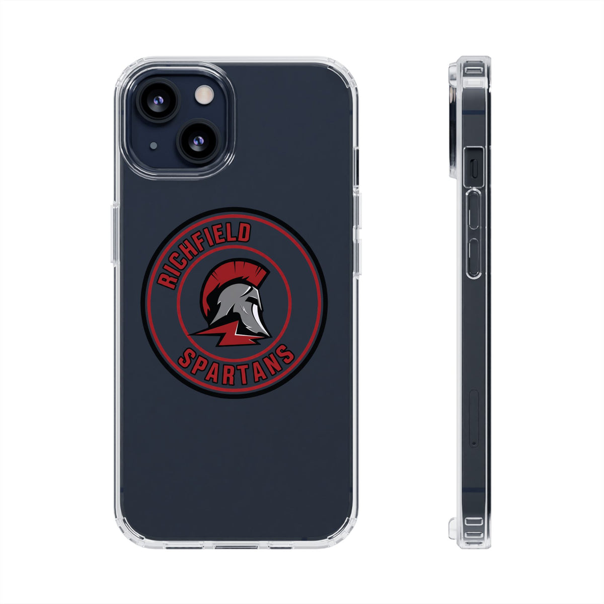 Richfield Spartans Clear Phone Case - Durable Phone Protection for Everyday Use