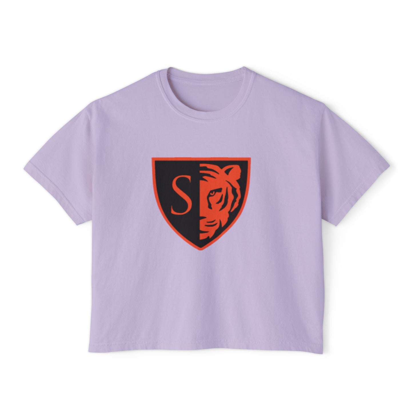 Trendy Women's Boxy Tee with Minneapolis South Tigers Design