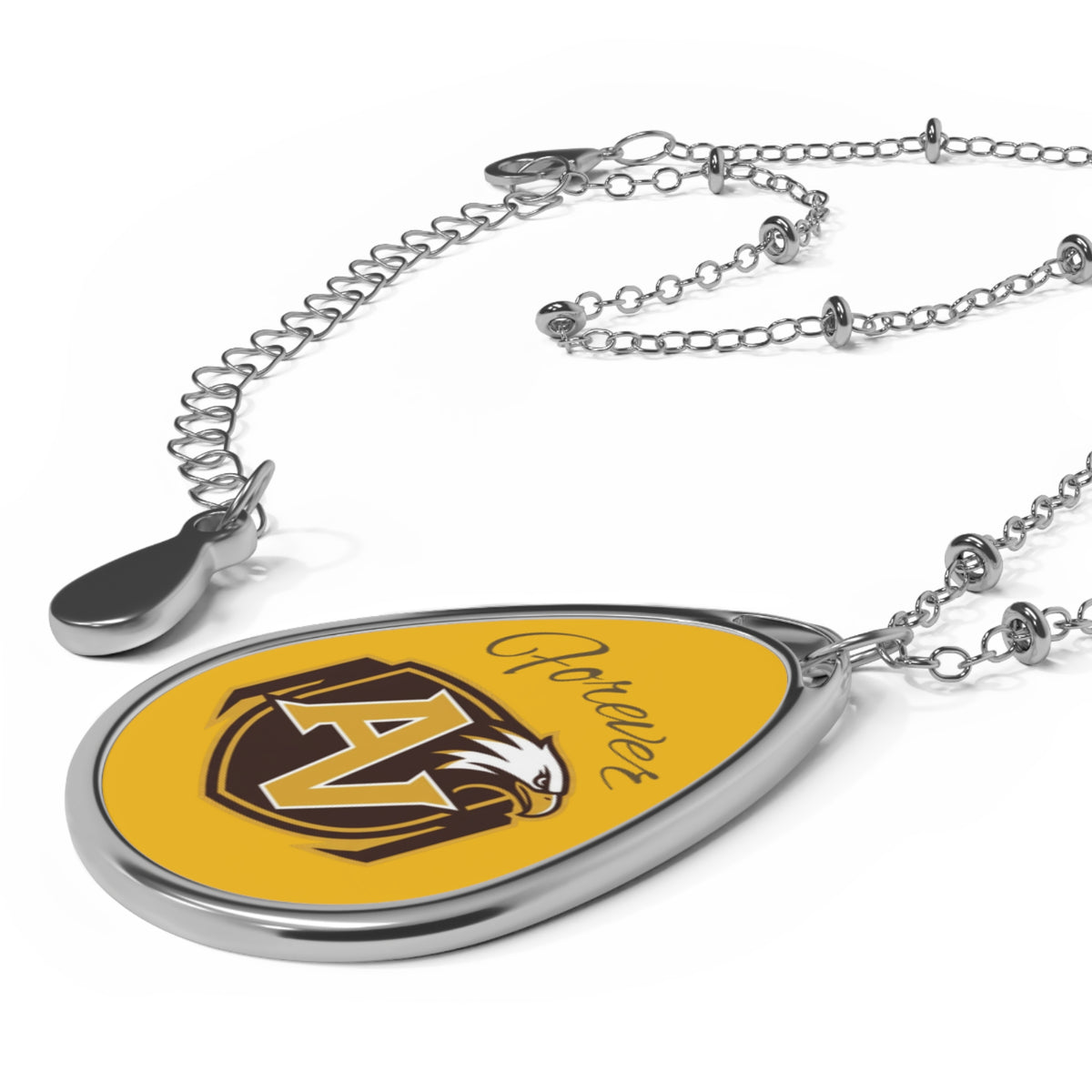 Apple Valley Eagles "Forever" Oval Necklace