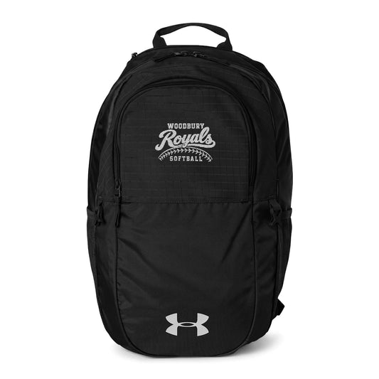 Woodbury Royals Softball Under Armour Embroidered Backpack