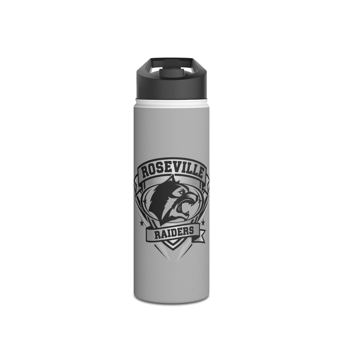 Roseville Raiders Stainless Steel Water Bottle, Motivational Hydration Bottle, Sports Water Bottle, Eco-Friendly Gift