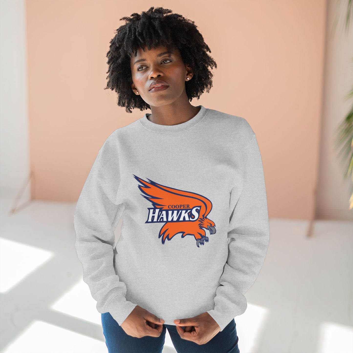 Robbinsdale Cooper Hawks Unisex Crewneck Sweatshirt - Cozy Sports Apparel