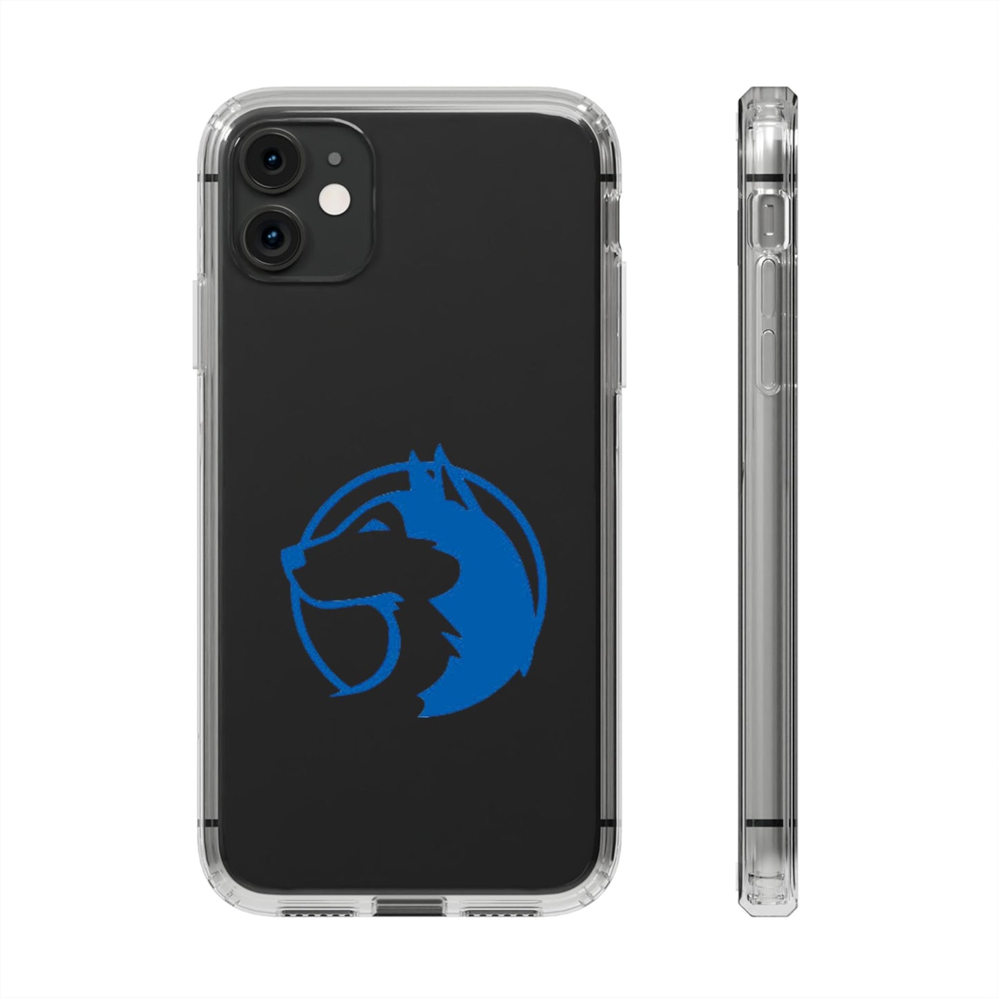 Saint Anthony Huskies Clear Phone Case