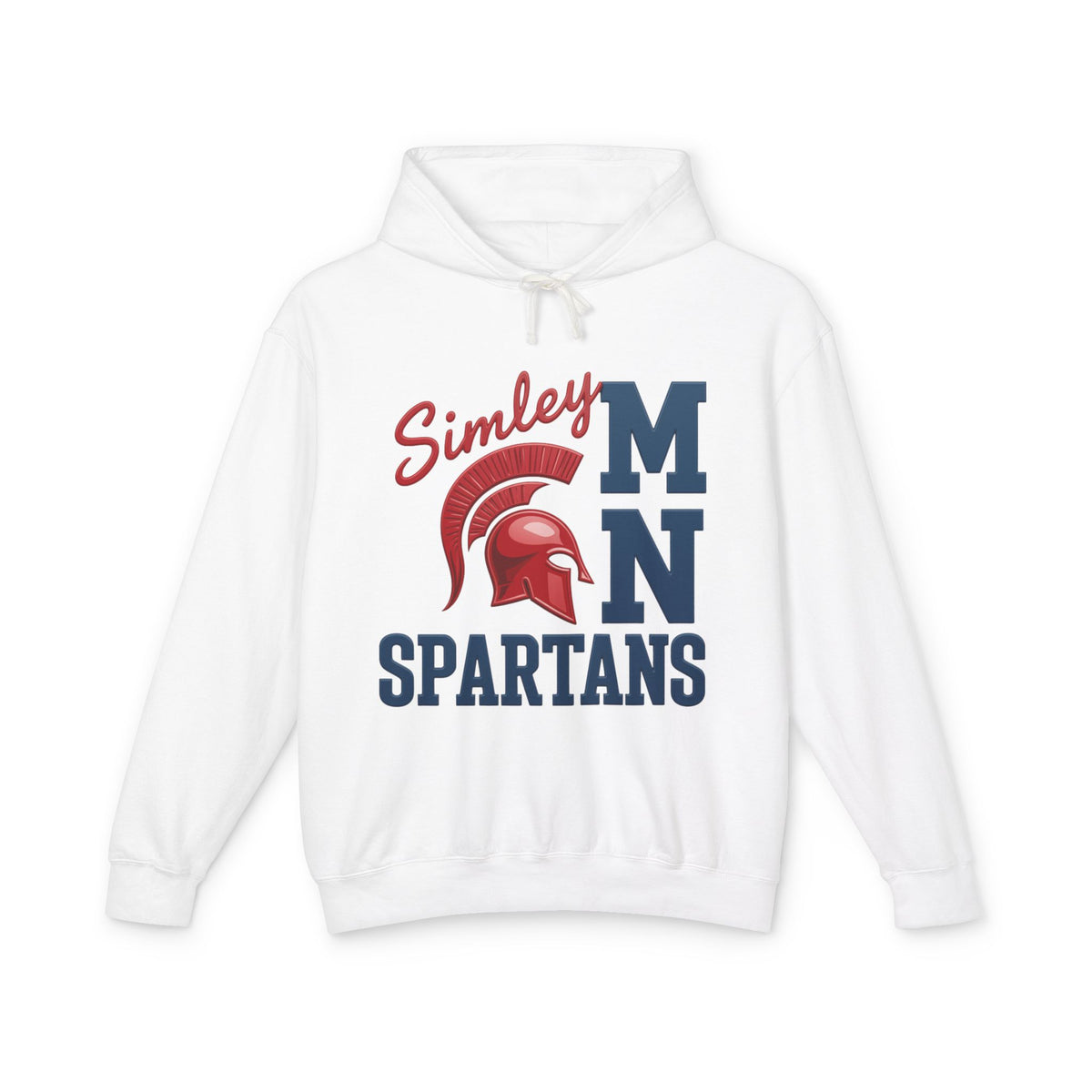 Simley MN Spartans Lightweight Hooded Sweatshirt
