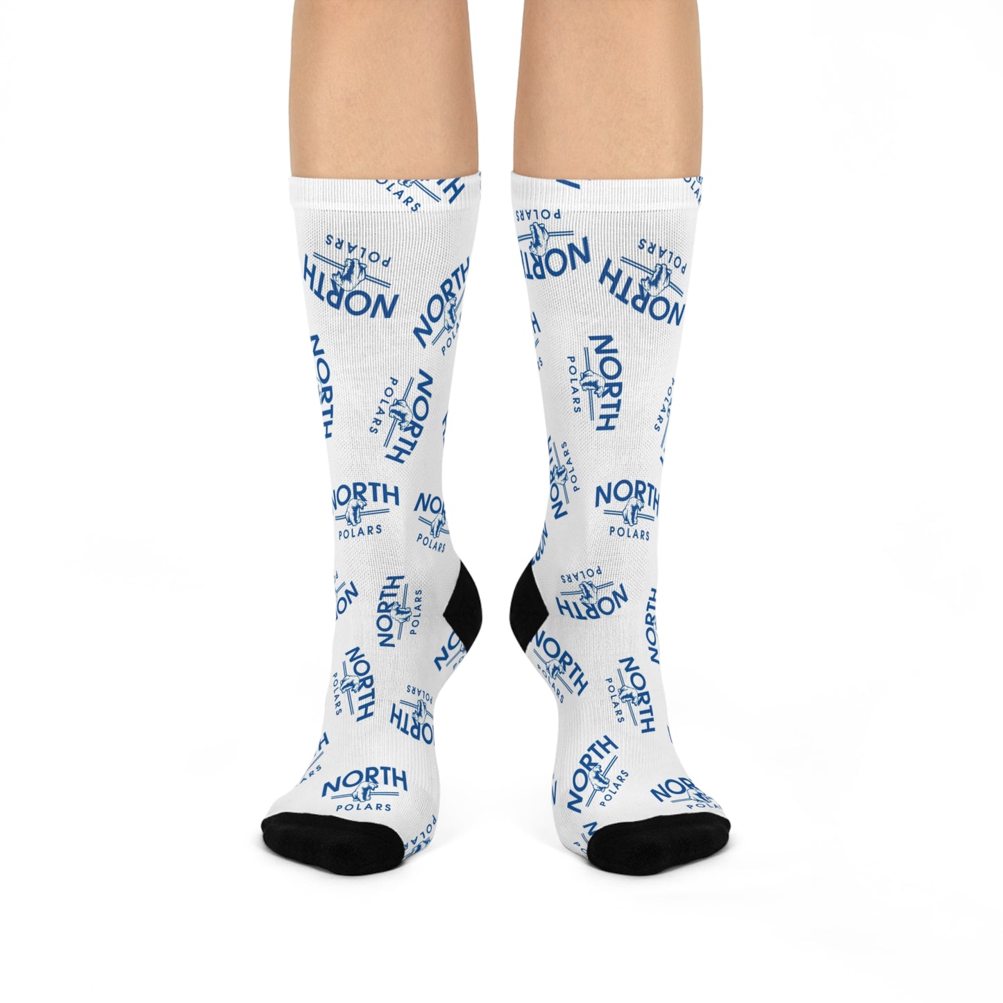 Minneapolis North Polars Stylish Cushioned Crew Socks - Perfect for Outdoor Adventures and Daily Comfort