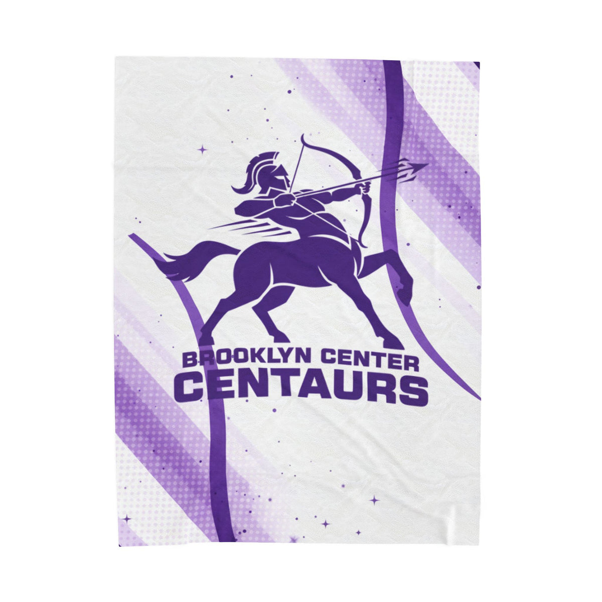 Brooklyn Center Centaurs Cozy Velveteen Plush Blanket - Perfect for Relaxation and Home Decor
