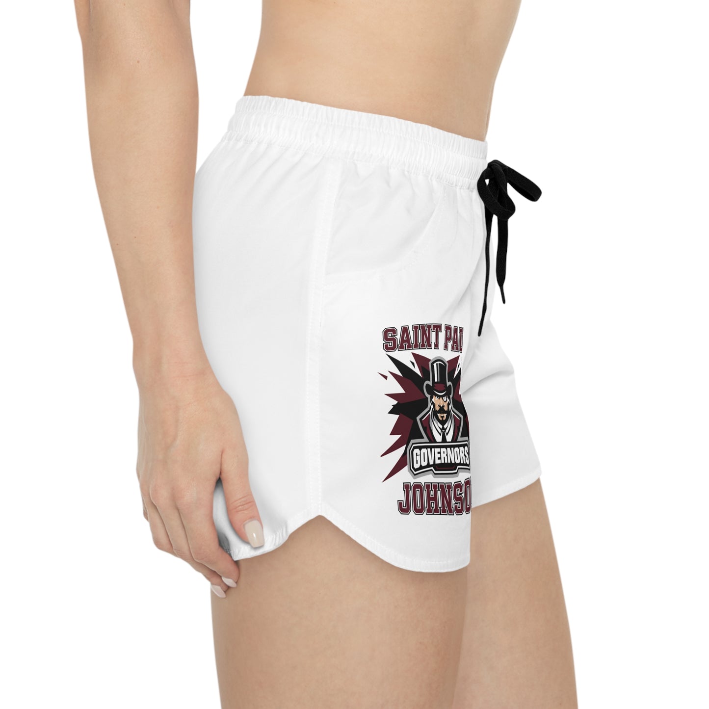 Saint Paul Johnson Governors Women's White Casual Shorts