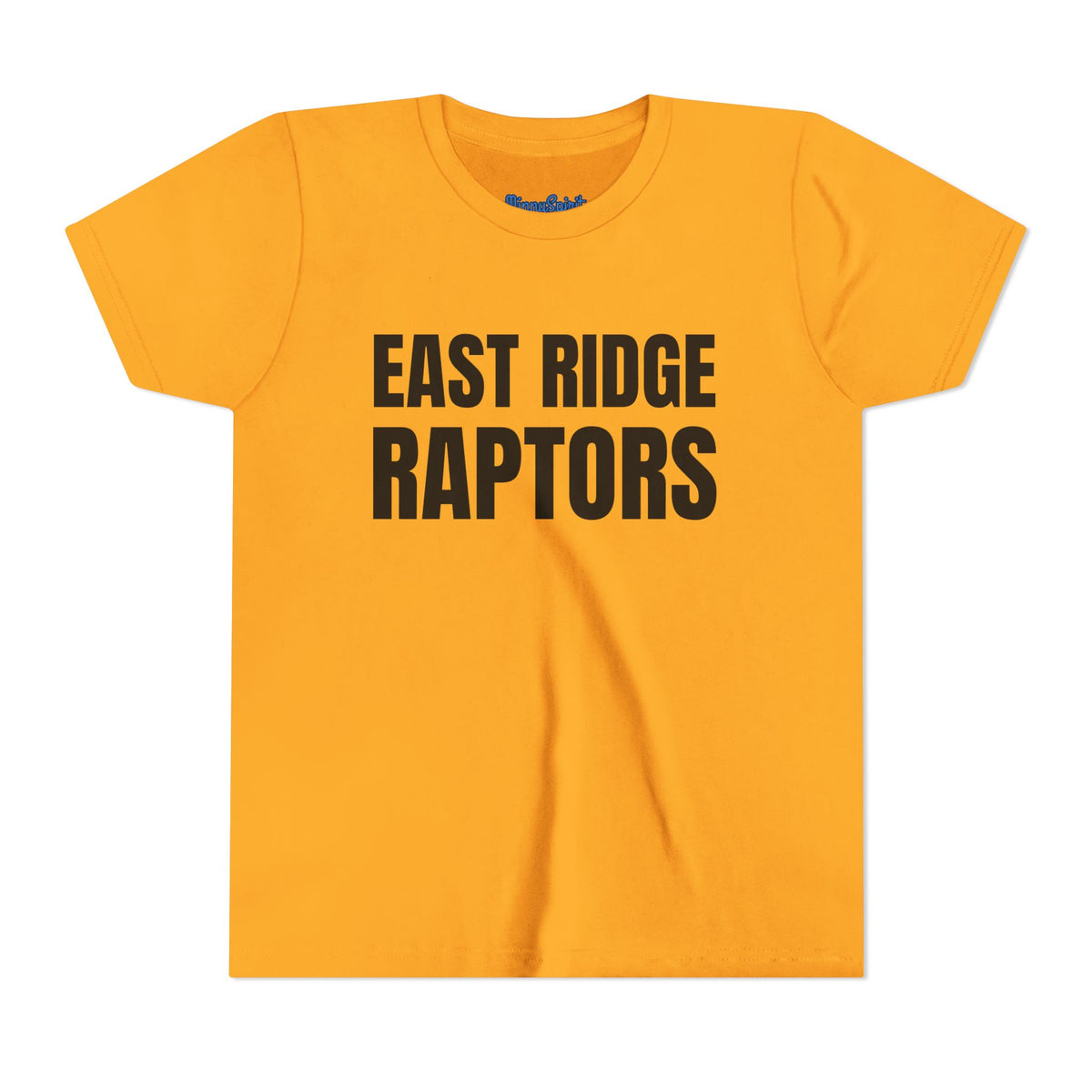 East Ridge Raptors Youth Gold Short Sleeve Tee