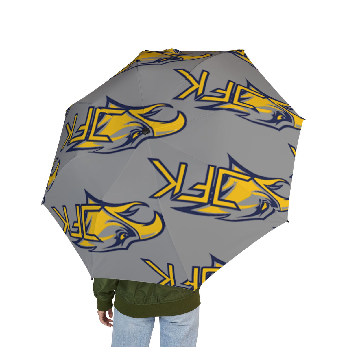 Bloomington Kennedy Eagles Stylish Foldable Umbrella - Compact Rain Protection