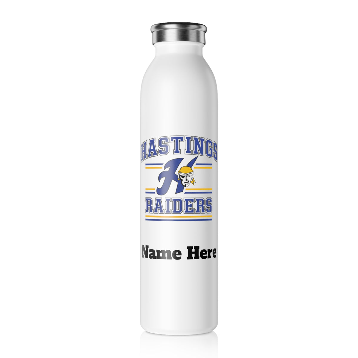 Hastings Raiders Slim Water Bottle — Stainless Insulated Bottle