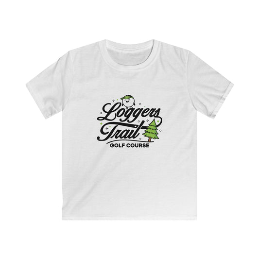 Kids Tee - "Loggers Trail Golf Course" Playful Woodland Golf Shirt