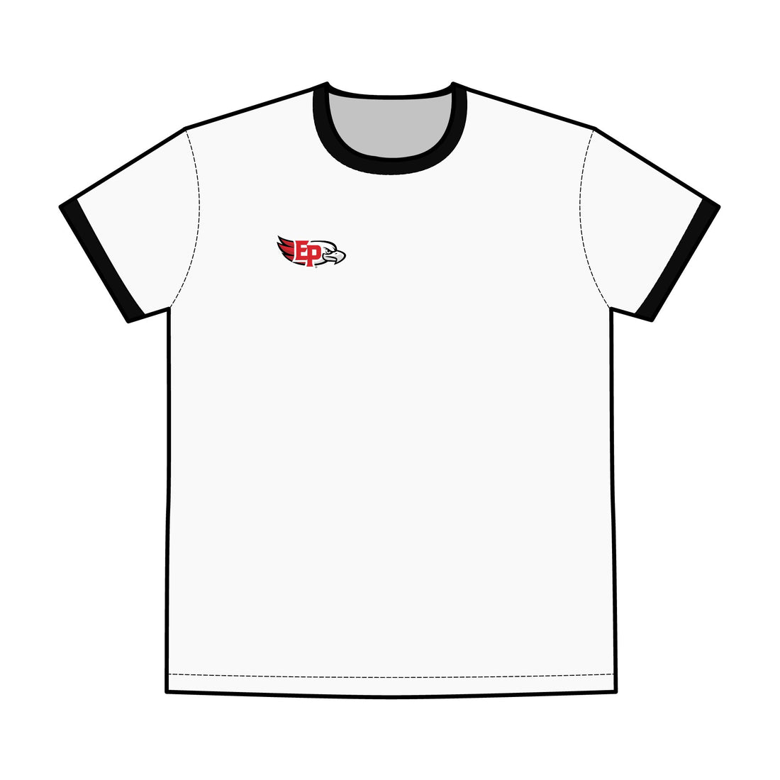 Eden Prairie Eagles Vintage Men's Ringer Tee - Retro Sports Style