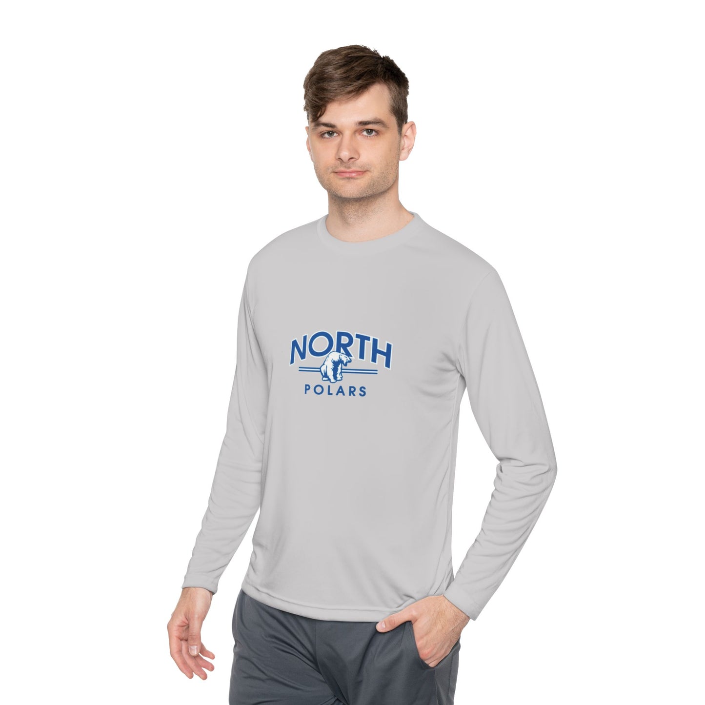 Unisex Lightweight Long Sleeve Tee - Minnepolis North Polars Design