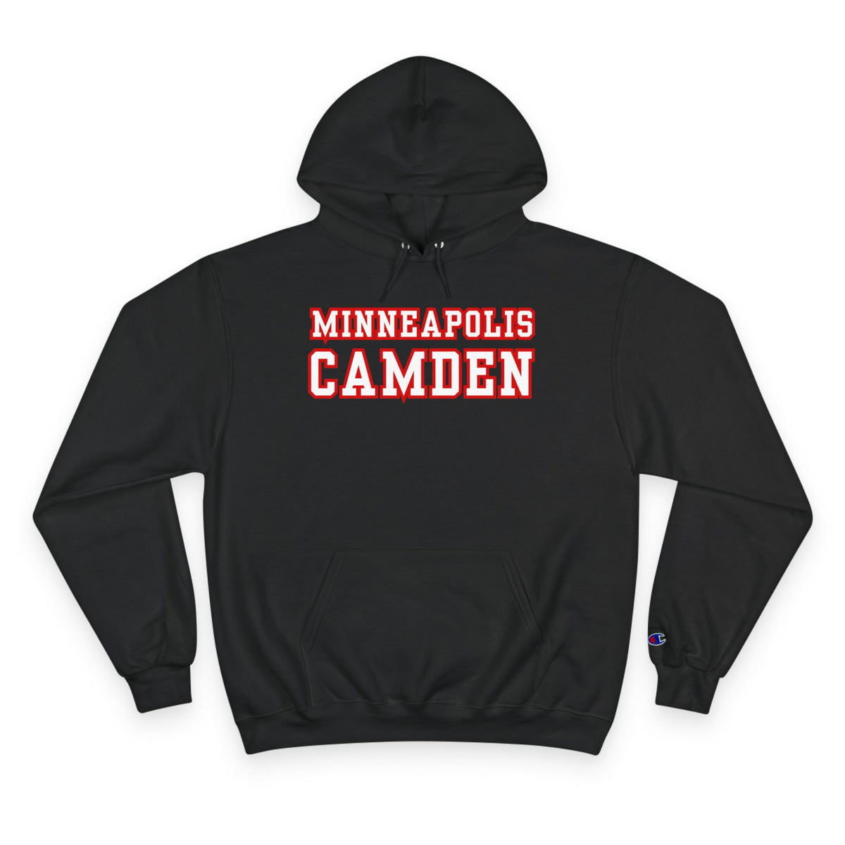 Minneapolis Camden Champion Hoodie — Retro Collegiate Pullover