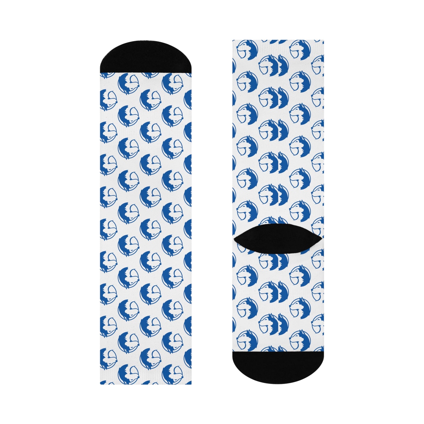 Saint Anthony Huskies Trendy Cushioned Crew Socks - Perfect Gift for Sports Lovers