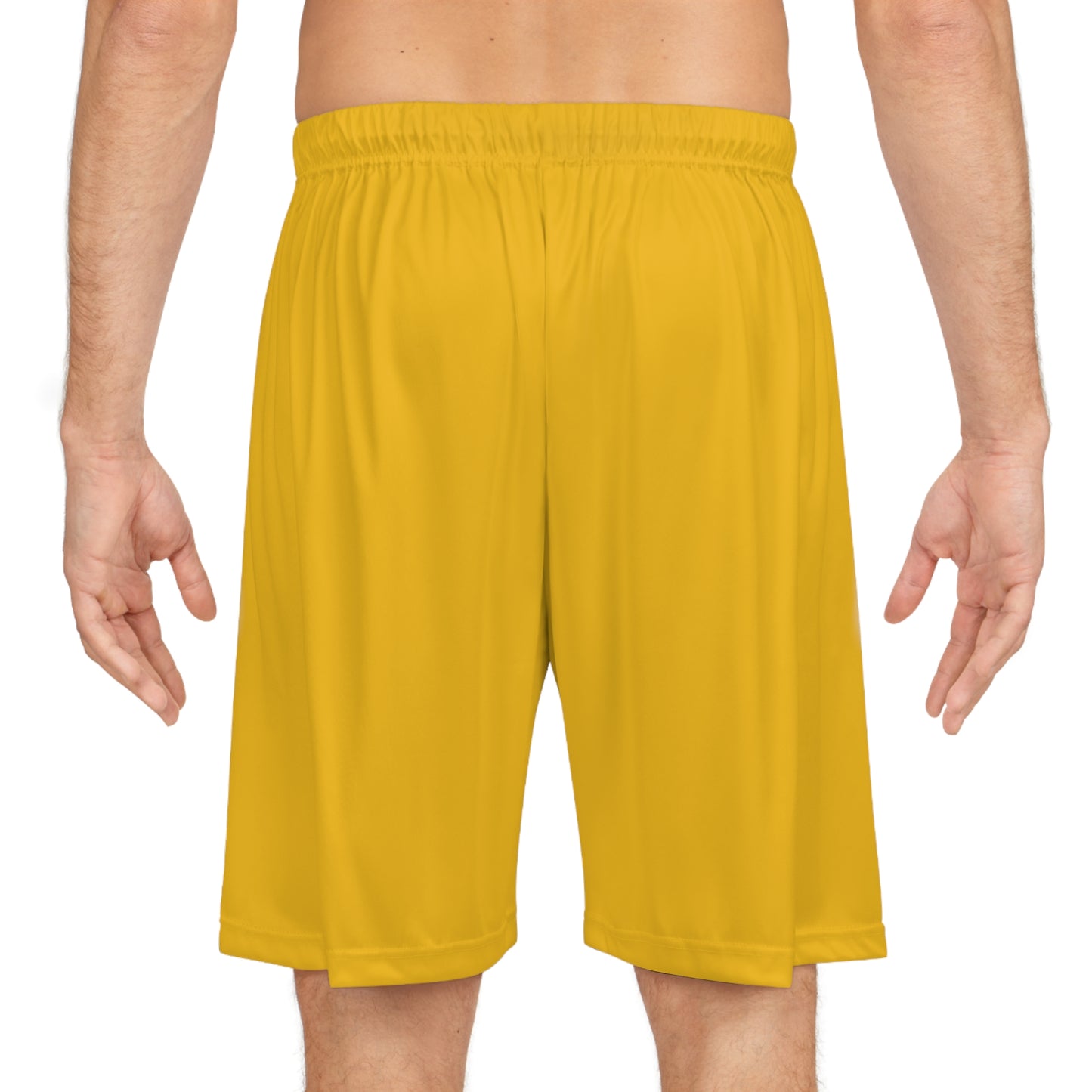 Columbia Heights Hylanders Men's Yellow Basketball Shorts