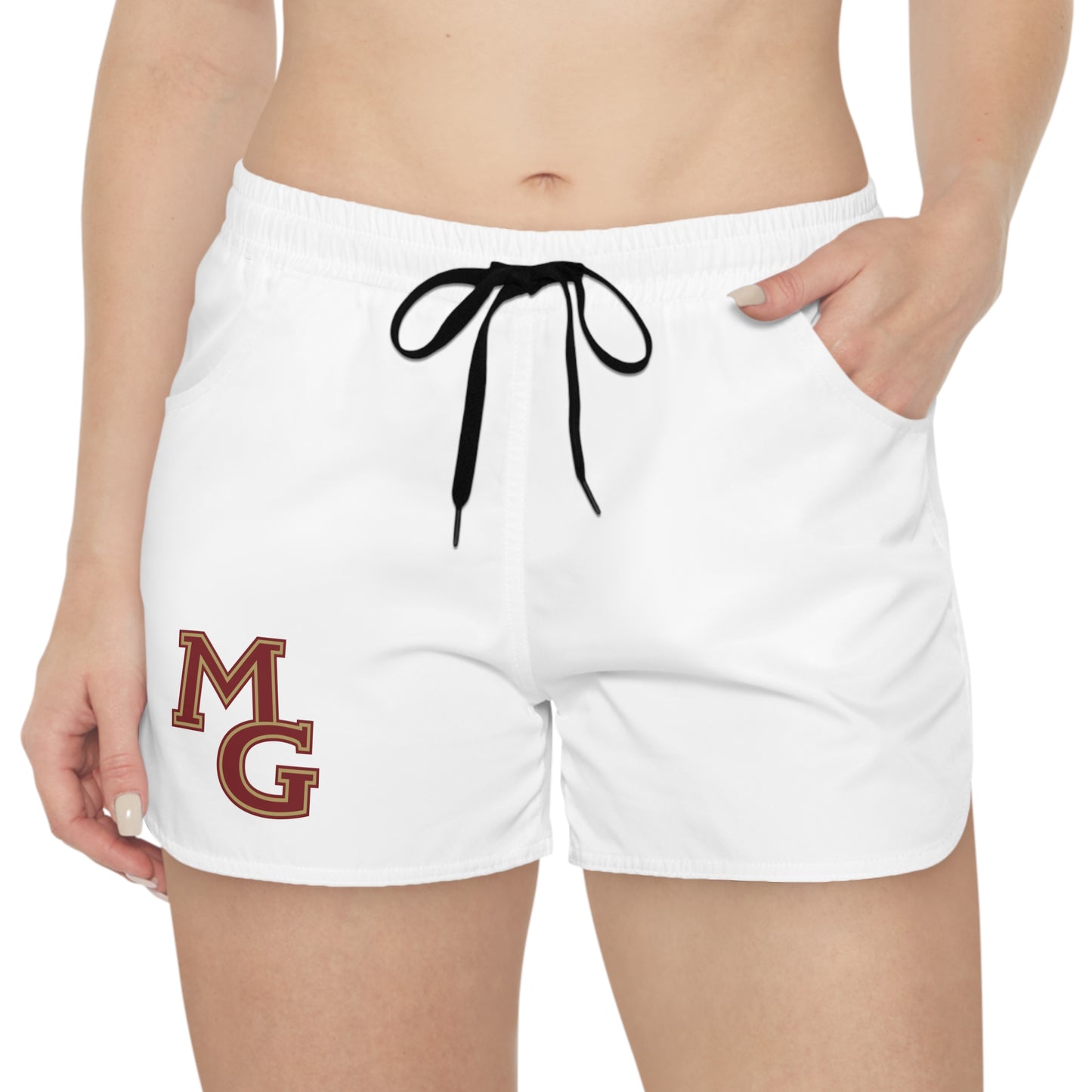 Maple Grove Crimson Women's Casual Shorts - Summer Comfort & Style