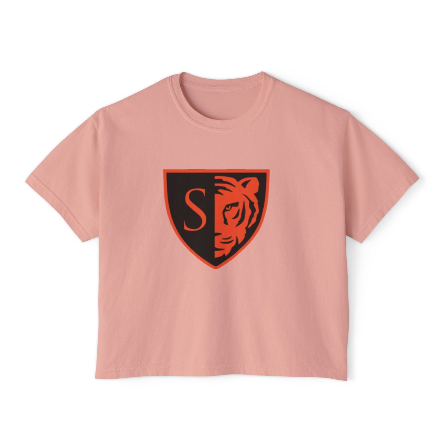 Trendy Women's Boxy Tee with Minneapolis South Tigers Design