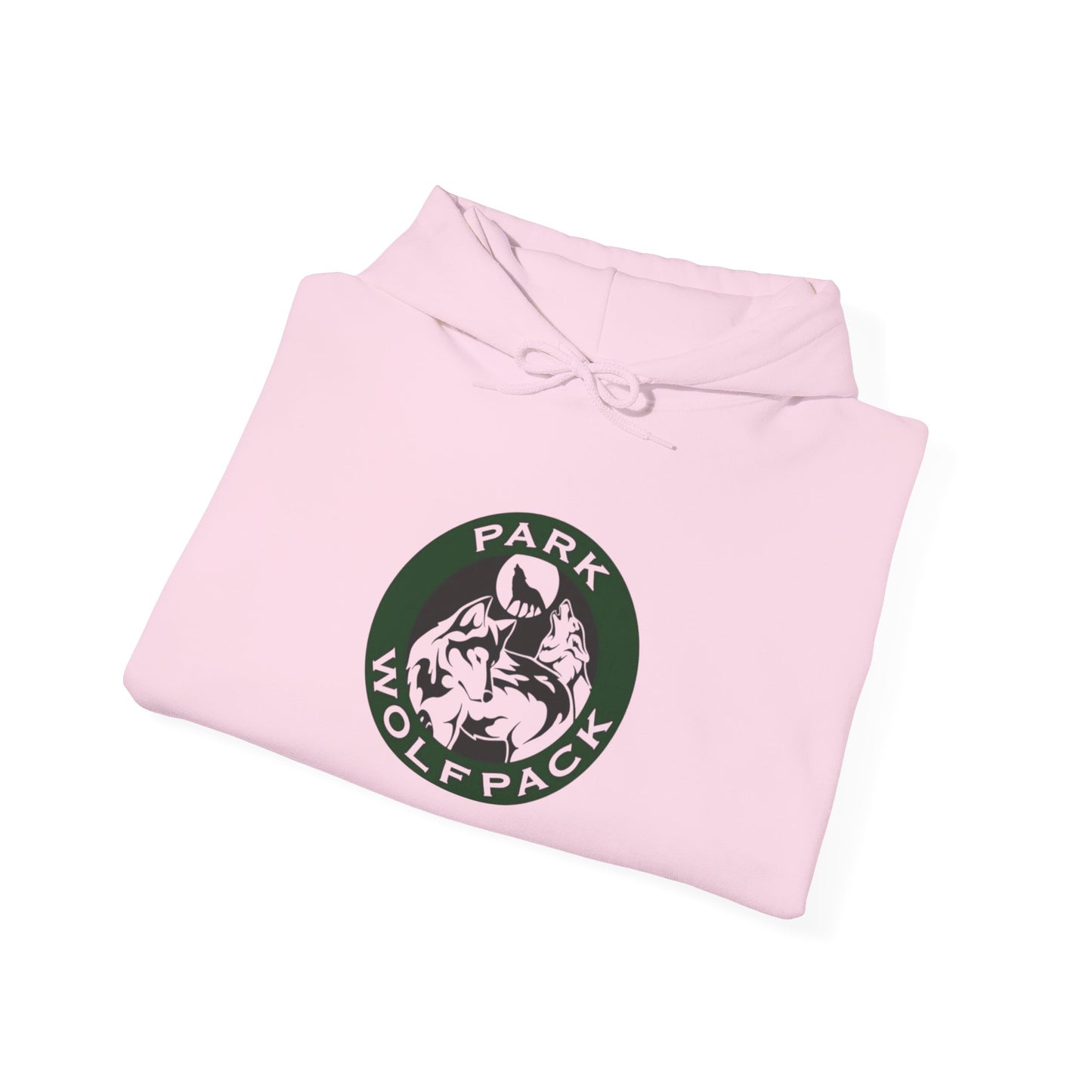 Cozy Unisex Hooded Sweatshirt - Park Wolfpack Design