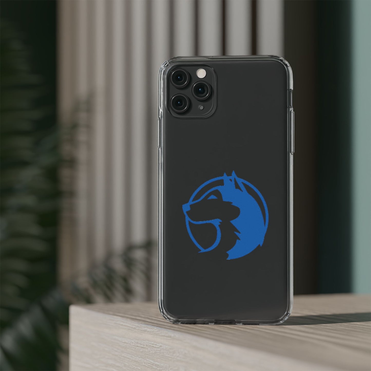 Saint Anthony Huskies Clear Phone Case