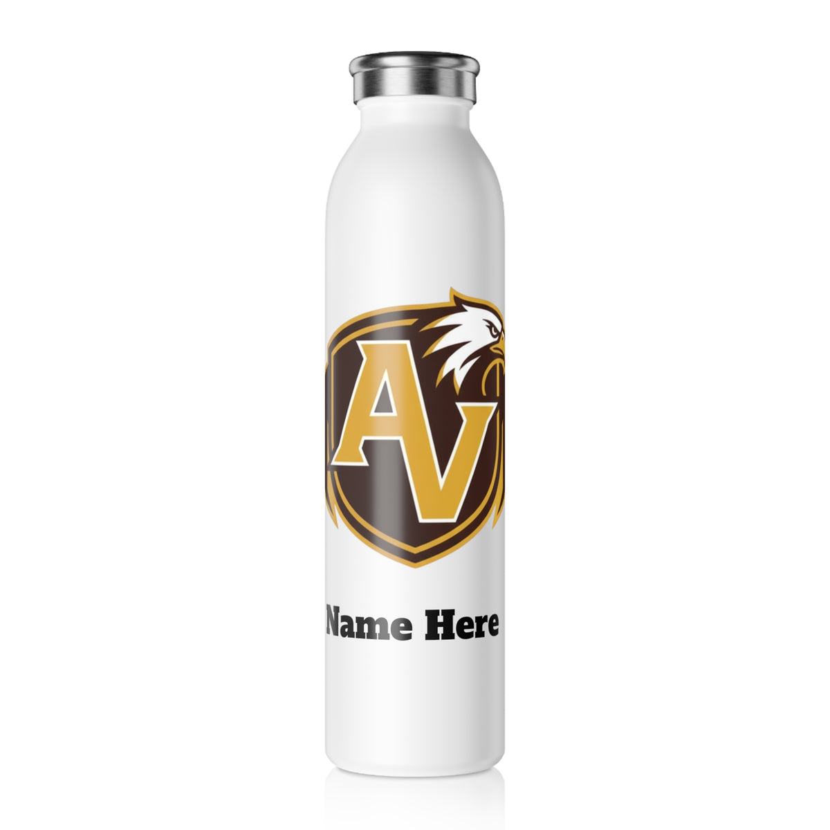 Apple Valley Eagles Slim Water Bottle — Stainless Insulated Bottle