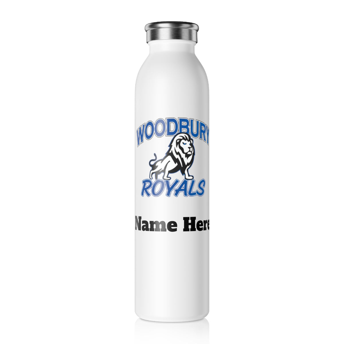 Woodbury Royals Slim Water Bottle — Stainless Insulated Bottle