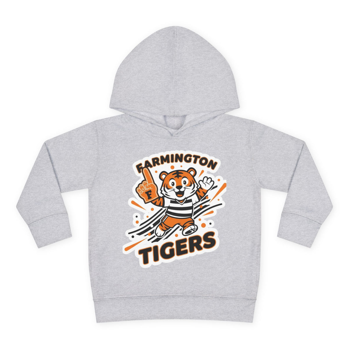 Farmington Tigers Toddler Pullover Fleece Hoodie