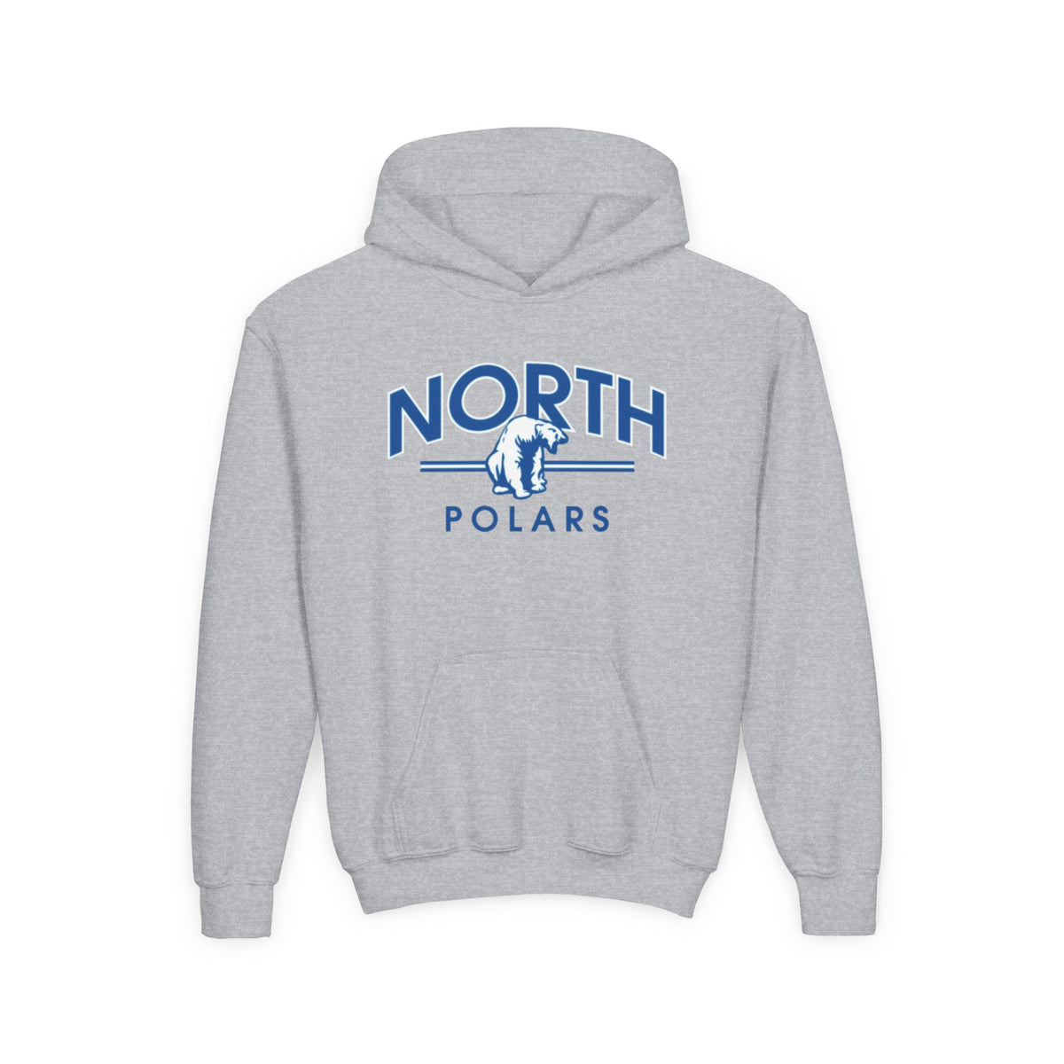 Minneapolis North Polars Youth Hoodie - Cozy Heavy Blend Sweatshirt for Kids